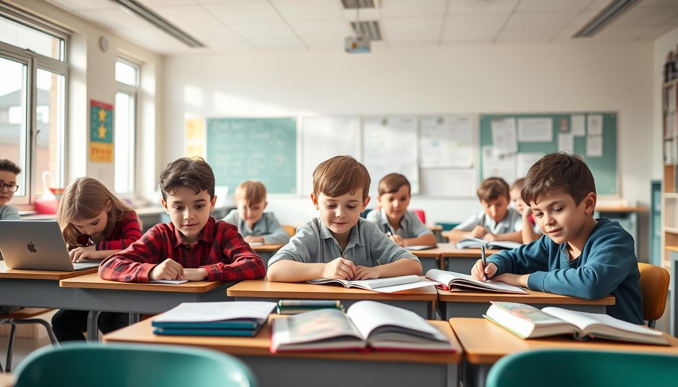 Student developing practical and academic skills